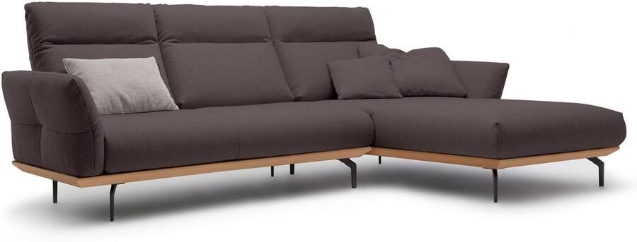 OTTO Creation BY ROLF BENZ Hoekbank Hs.460 Sokkel in eiken gegoten aluminium poten in umbra grijs breedte 298 cm - Foto 10