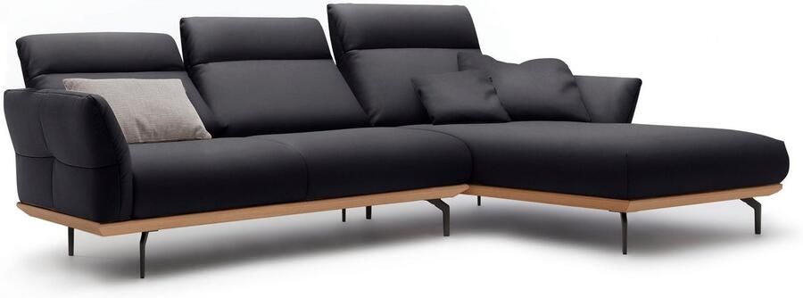 OTTO Creation BY ROLF BENZ Hoekbank Hs.460 Sokkel in eiken gegoten aluminium poten in umbra grijs breedte 298 cm - Foto 10