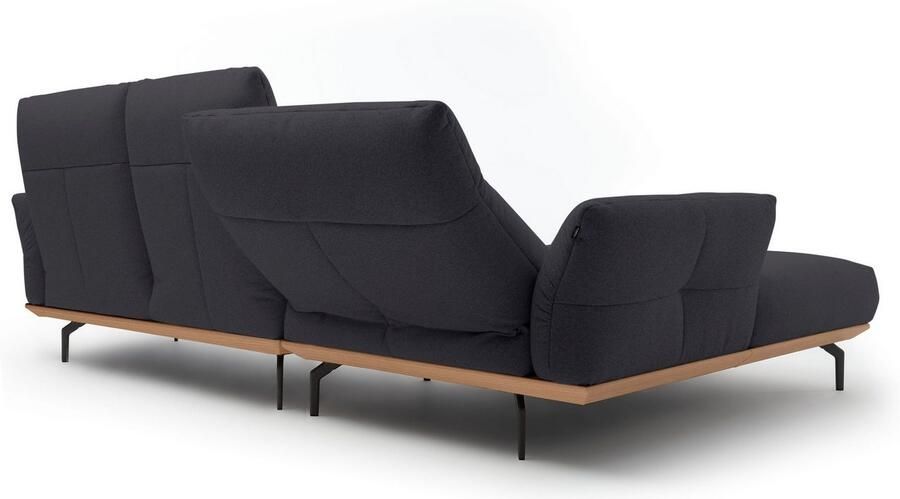 OTTO Creation BY ROLF BENZ Hoekbank Hs.460 Sokkel in eiken gegoten aluminium poten in umbra grijs breedte 298 cm - Foto 8