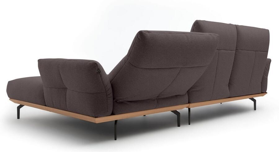 OTTO Creation BY ROLF BENZ Hoekbank Hs.460 Sokkel in eiken gegoten aluminium poten in umbra grijs breedte 298 cm - Foto 8