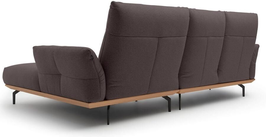 OTTO Creation BY ROLF BENZ Hoekbank Hs.460 Sokkel in eiken gegoten aluminium poten in umbra grijs breedte 298 cm - Foto 9