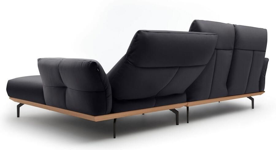 OTTO Creation BY ROLF BENZ Hoekbank Hs.460 Sokkel in eiken gegoten aluminium poten in umbra grijs breedte 298 cm - Foto 8