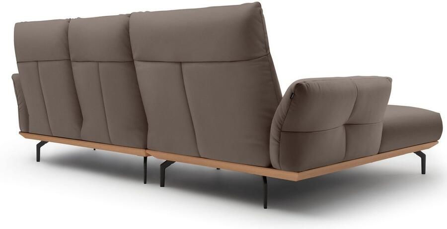 OTTO Creation BY ROLF BENZ Hoekbank Hs.460 Sokkel in eiken gegoten aluminium poten in umbra grijs breedte 298 cm - Foto 8