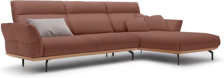 OTTO Creation BY ROLF BENZ Hoekbank Hs.460 Sokkel in eiken onderstel in umbra grijs breedte 318 cm - Foto 9