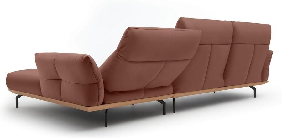 OTTO Creation BY ROLF BENZ Hoekbank Hs.460 Sokkel in eiken onderstel in umbra grijs breedte 318 cm - Foto 7