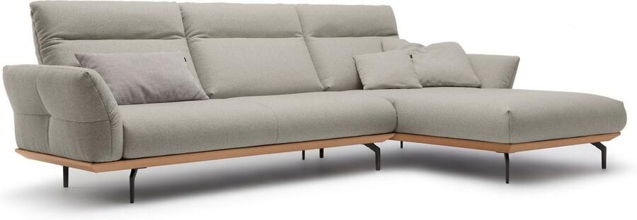 OTTO Creation BY ROLF BENZ Hoekbank Hs.460 Sokkel in eiken onderstel in umbra grijs breedte 318 cm - Foto 9