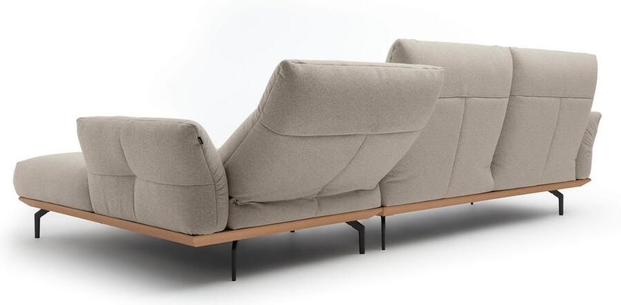 OTTO Creation BY ROLF BENZ Hoekbank Hs.460 Sokkel in eiken onderstel in umbra grijs breedte 318 cm - Foto 7