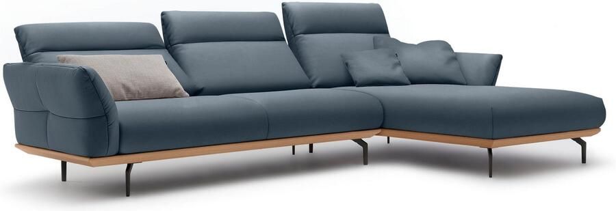 OTTO Creation BY ROLF BENZ Hoekbank Hs.460 Sokkel in eiken onderstel in umbra grijs breedte 318 cm - Foto 10