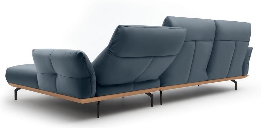 OTTO Creation BY ROLF BENZ Hoekbank Hs.460 Sokkel in eiken onderstel in umbra grijs breedte 318 cm - Foto 7