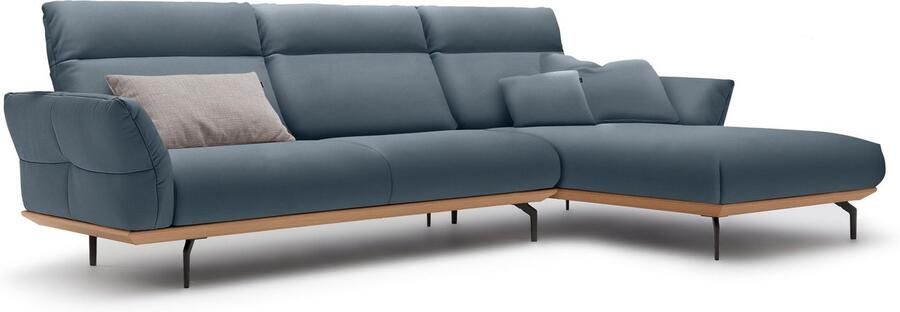 OTTO Creation BY ROLF BENZ Hoekbank Hs.460 Sokkel in eiken onderstel in umbra grijs breedte 318 cm - Foto 9