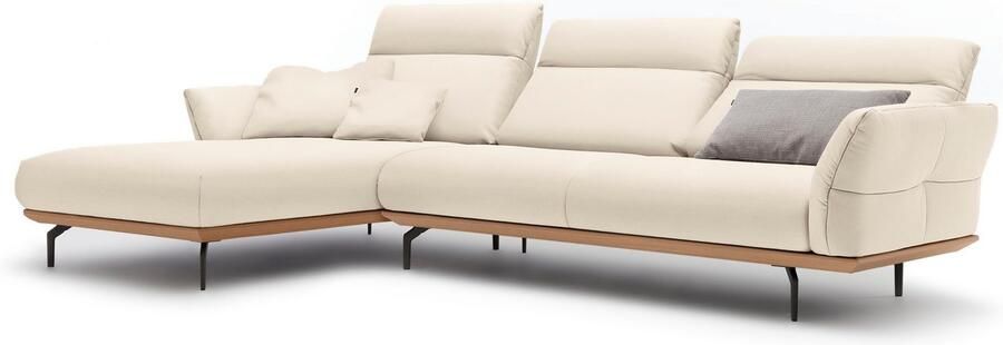 OTTO Creation BY ROLF BENZ Hoekbank Hs.460 Sokkel in eiken onderstel in umbra grijs breedte 318 cm - Foto 8