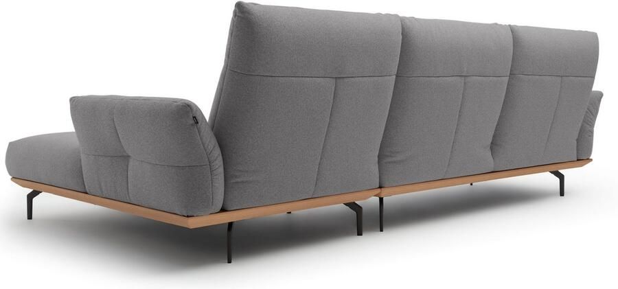 OTTO Creation BY ROLF BENZ Hoekbank Hs.460 Sokkel in eiken onderstel in umbra grijs breedte 318 cm - Foto 7