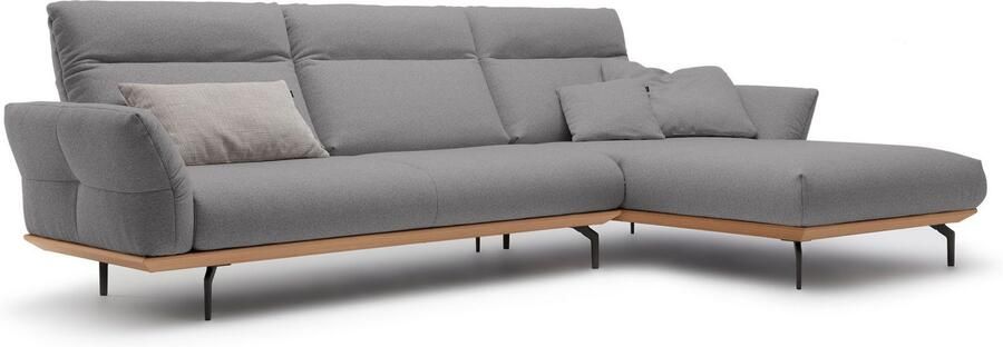 OTTO Creation BY ROLF BENZ Hoekbank Hs.460 Sokkel in eiken onderstel in umbra grijs breedte 318 cm - Foto 8