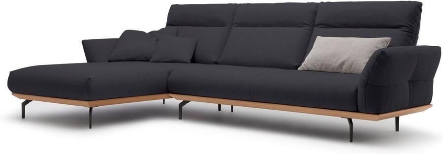 OTTO Creation BY ROLF BENZ Hoekbank Hs.460 Sokkel in eiken onderstel in umbra grijs breedte 318 cm - Foto 10