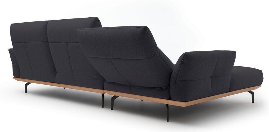 OTTO Creation BY ROLF BENZ Hoekbank Hs.460 Sokkel in eiken onderstel in umbra grijs breedte 318 cm - Foto 8