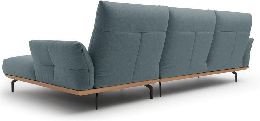 OTTO Creation BY ROLF BENZ Hoekbank Hs.460 Sokkel in eiken onderstel in umbra grijs breedte 318 cm - Foto 7