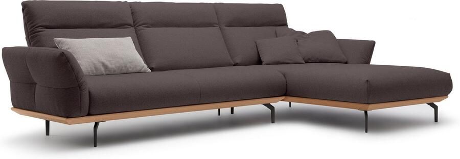 OTTO Creation BY ROLF BENZ Hoekbank Hs.460 Sokkel in eiken onderstel in umbra grijs breedte 318 cm - Foto 10