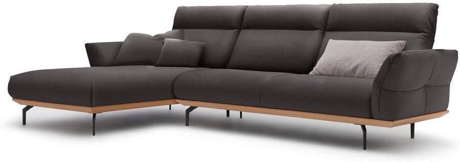 OTTO Creation BY ROLF BENZ Hoekbank Hs.460 Sokkel in eiken onderstel in umbra grijs breedte 318 cm - Foto 10