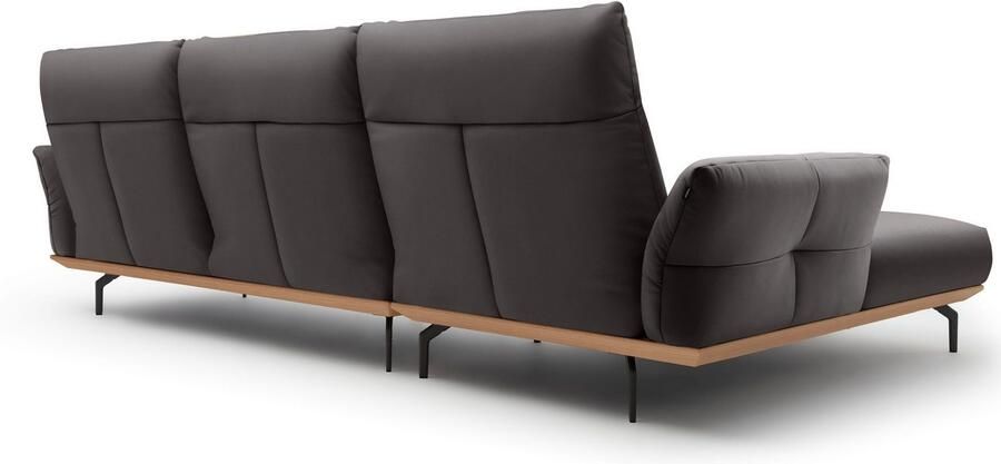 OTTO Creation BY ROLF BENZ Hoekbank Hs.460 Sokkel in eiken onderstel in umbra grijs breedte 318 cm - Foto 9