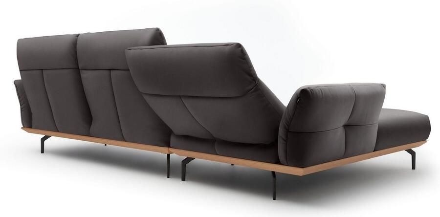 OTTO Creation BY ROLF BENZ Hoekbank Hs.460 Sokkel in eiken onderstel in umbra grijs breedte 318 cm - Foto 8