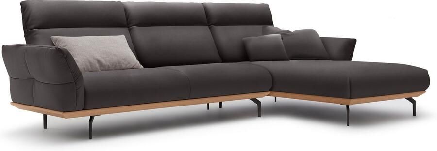 OTTO Creation BY ROLF BENZ Hoekbank Hs.460 Sokkel in eiken onderstel in umbra grijs breedte 318 cm - Foto 10