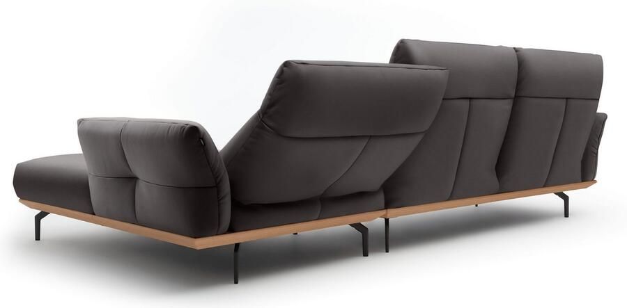 OTTO Creation BY ROLF BENZ Hoekbank Hs.460 Sokkel in eiken onderstel in umbra grijs breedte 318 cm - Foto 8