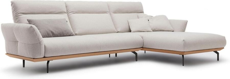 OTTO Creation BY ROLF BENZ Hoekbank Hs.460 Sokkel in eiken onderstel in umbra grijs breedte 318 cm - Foto 10