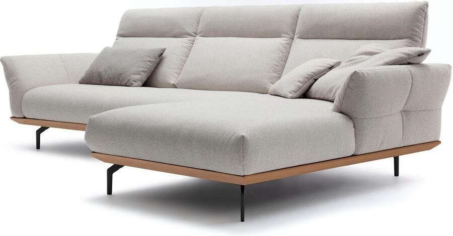 OTTO Creation BY ROLF BENZ Hoekbank Hs.460 Sokkel in eiken onderstel in umbra grijs breedte 318 cm - Foto 6