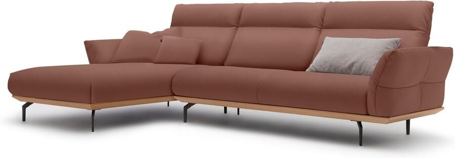 OTTO Creation BY ROLF BENZ Hoekbank Hs.460 Sokkel in eiken onderstel in umbra grijs breedte 318 cm - Foto 9