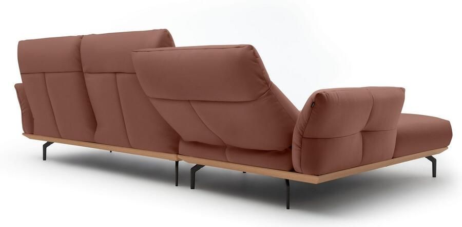 OTTO Creation BY ROLF BENZ Hoekbank Hs.460 Sokkel in eiken onderstel in umbra grijs breedte 318 cm - Foto 7