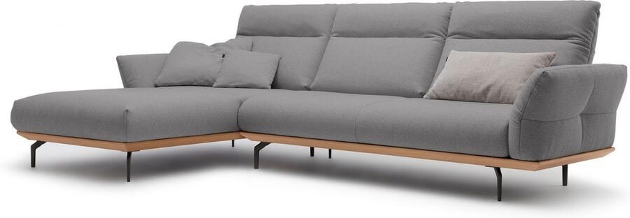 OTTO Creation BY ROLF BENZ Hoekbank Hs.460 Sokkel in eiken onderstel in umbra grijs breedte 318 cm - Foto 10