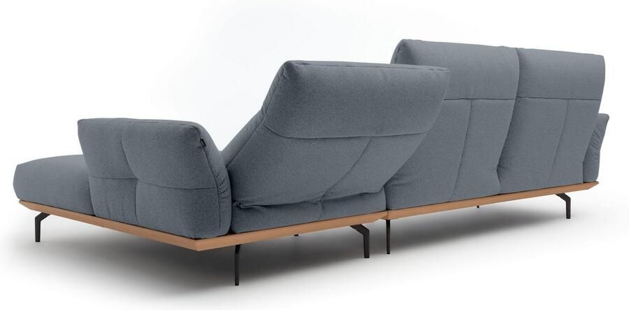 OTTO Creation BY ROLF BENZ Hoekbank Hs.460 Sokkel in eiken onderstel in umbra grijs breedte 318 cm - Foto 6