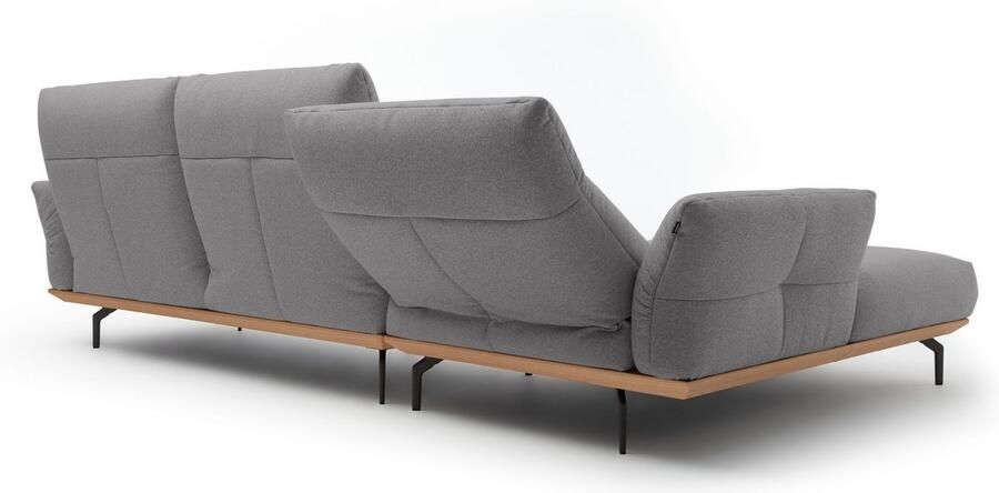 OTTO Creation BY ROLF BENZ Hoekbank Hs.460 Sokkel in eiken onderstel in umbra grijs breedte 318 cm - Foto 8