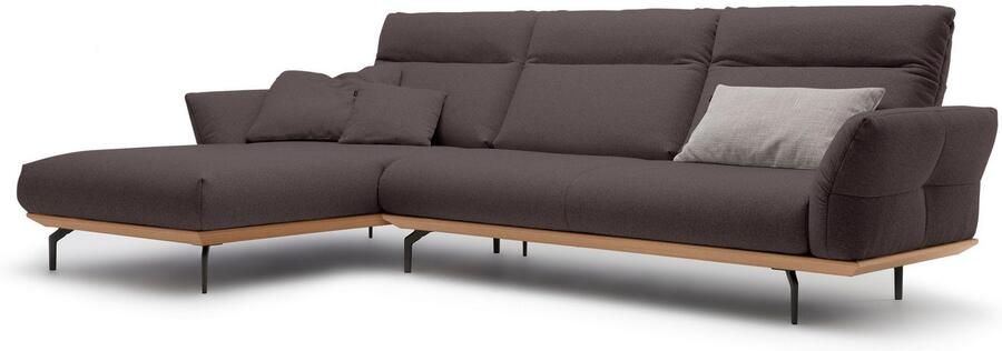 OTTO Creation BY ROLF BENZ Hoekbank Hs.460 Sokkel in eiken onderstel in umbra grijs breedte 318 cm - Foto 10