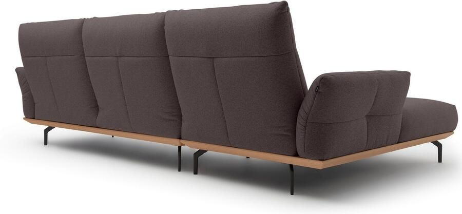 OTTO Creation BY ROLF BENZ Hoekbank Hs.460 Sokkel in eiken onderstel in umbra grijs breedte 318 cm - Foto 9