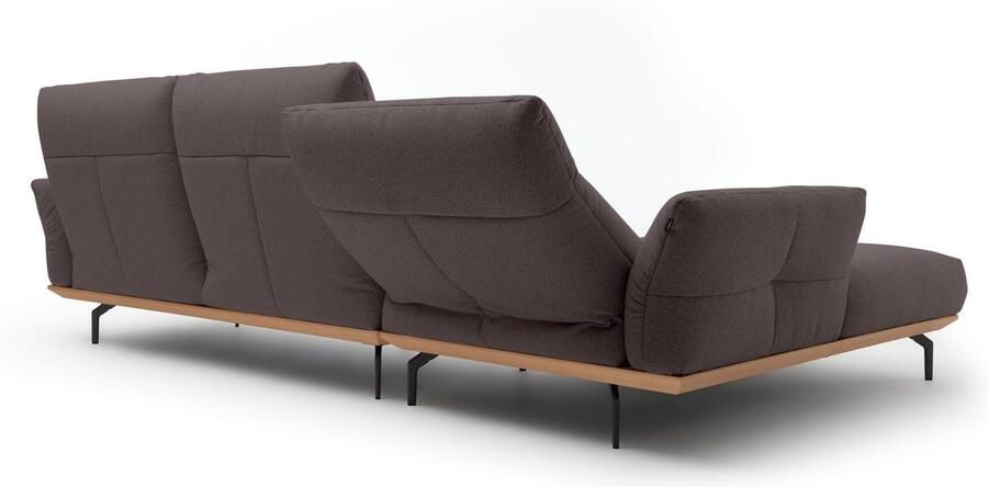 OTTO Creation BY ROLF BENZ Hoekbank Hs.460 Sokkel in eiken onderstel in umbra grijs breedte 318 cm - Foto 8