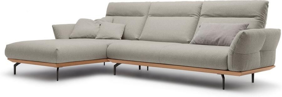 OTTO Creation BY ROLF BENZ Hoekbank Hs.460 Sokkel in eiken onderstel in umbra grijs breedte 318 cm - Foto 10