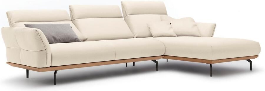 OTTO Creation BY ROLF BENZ Hoekbank Hs.460 Sokkel in eiken onderstel in umbra grijs breedte 318 cm - Foto 9