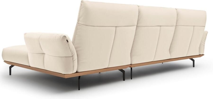 OTTO Creation BY ROLF BENZ Hoekbank Hs.460 Sokkel in eiken onderstel in umbra grijs breedte 318 cm - Foto 8