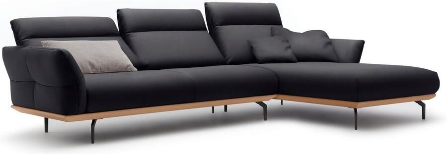 OTTO Creation BY ROLF BENZ Hoekbank Hs.460 Sokkel in eiken onderstel in umbra grijs breedte 318 cm - Foto 11