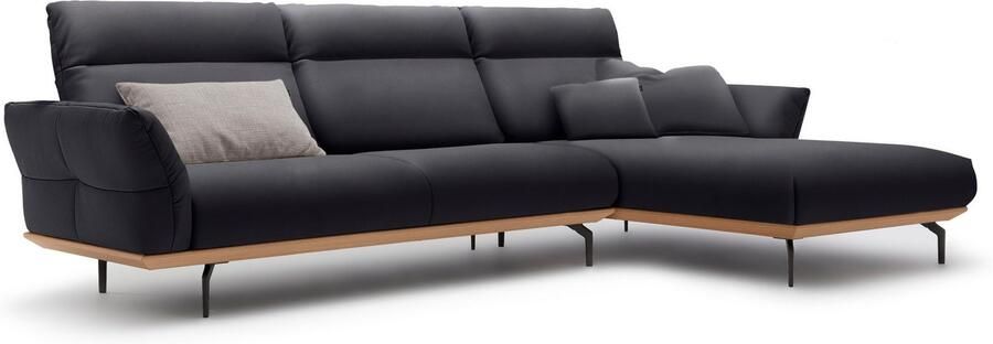 OTTO Creation BY ROLF BENZ Hoekbank Hs.460 Sokkel in eiken onderstel in umbra grijs breedte 318 cm - Foto 10