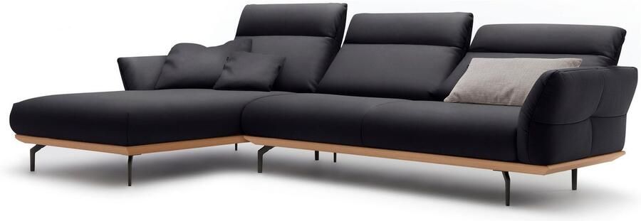 OTTO Creation BY ROLF BENZ Hoekbank Hs.460 Sokkel in eiken onderstel in umbra grijs breedte 318 cm - Foto 10