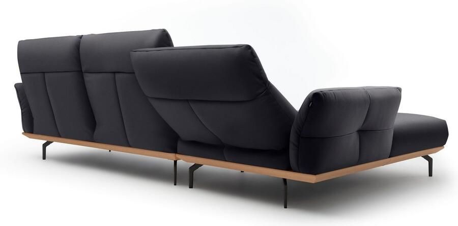 OTTO Creation BY ROLF BENZ Hoekbank Hs.460 Sokkel in eiken onderstel in umbra grijs breedte 318 cm - Foto 8