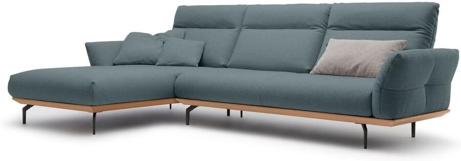 OTTO Creation BY ROLF BENZ Hoekbank Hs.460 Sokkel in eiken onderstel in umbra grijs breedte 318 cm - Foto 10