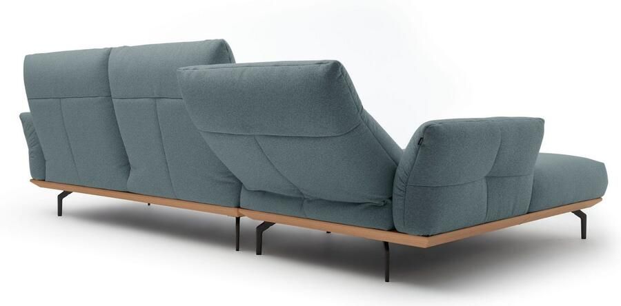 OTTO Creation BY ROLF BENZ Hoekbank Hs.460 Sokkel in eiken onderstel in umbra grijs breedte 318 cm - Foto 8