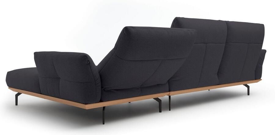 OTTO Creation BY ROLF BENZ Hoekbank Hs.460 Sokkel in eiken onderstel in umbra grijs breedte 318 cm - Foto 8