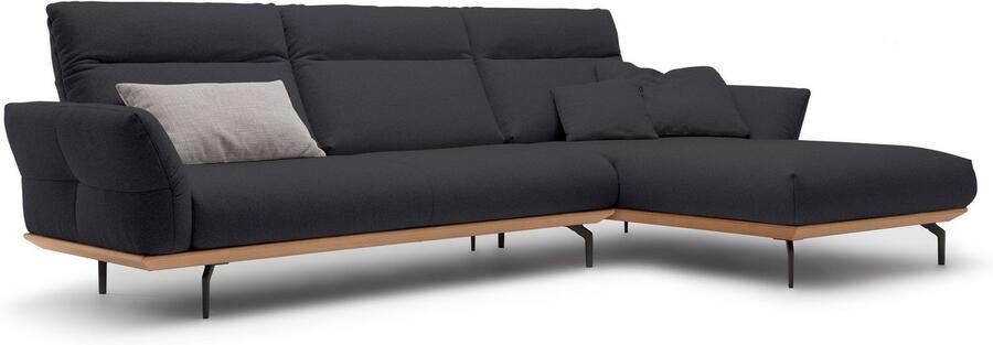 OTTO Creation BY ROLF BENZ Hoekbank Hs.460 Sokkel in eiken onderstel in umbra grijs breedte 318 cm - Foto 10