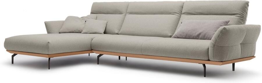 OTTO Creation BY ROLF BENZ Hoekbank Hs.460 Sokkel in eiken onderstel in umbra grijs breedte 338 cm - Foto 10