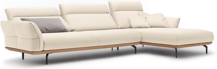 OTTO Creation BY ROLF BENZ Hoekbank Hs.460 Sokkel in eiken onderstel in umbra grijs breedte 338 cm - Foto 8