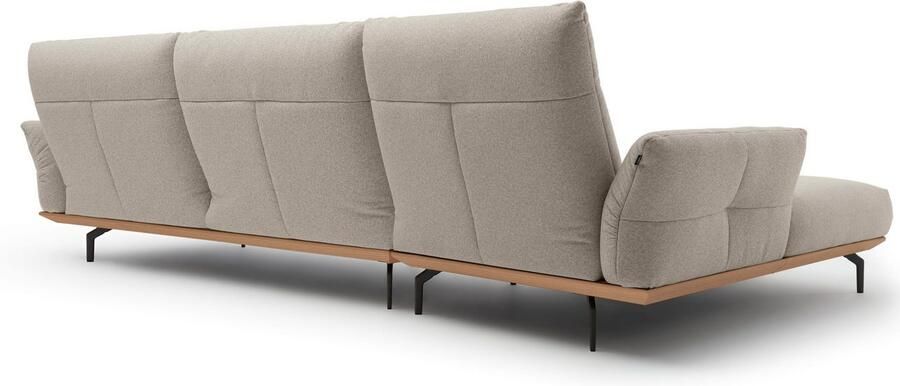 OTTO Creation BY ROLF BENZ Hoekbank Hs.460 Sokkel in eiken onderstel in umbra grijs breedte 338 cm - Foto 9